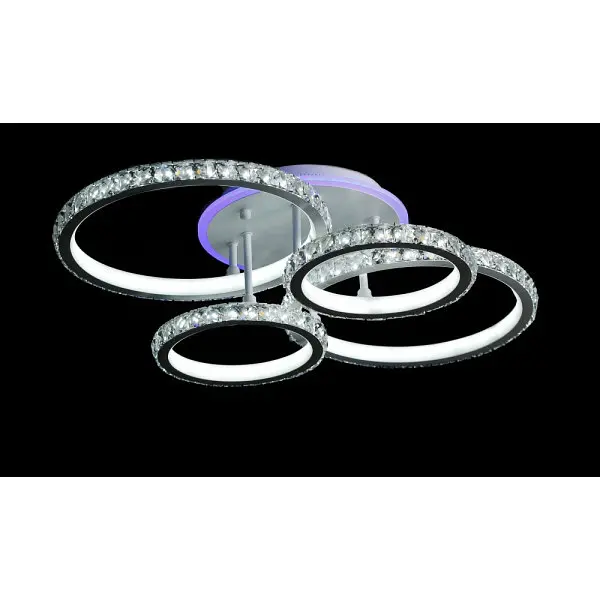 Стельова LED люстра з пультом і нічником Splendid-Ray 30-4022-38 - фото 3