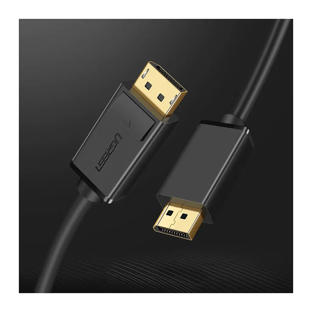 Кабель мультимедійний DisplayPort M to DisplayPort M 1.0m DP102 black Ugreen (10244) - фото 5