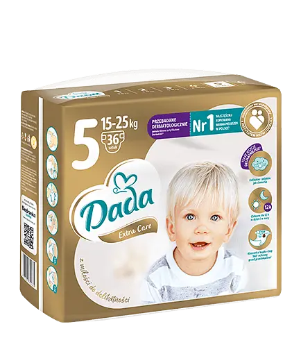 Підгузки Dada Extra Care 5 JUNIOR 15–25 кг 36 шт (ExtraCare5New)