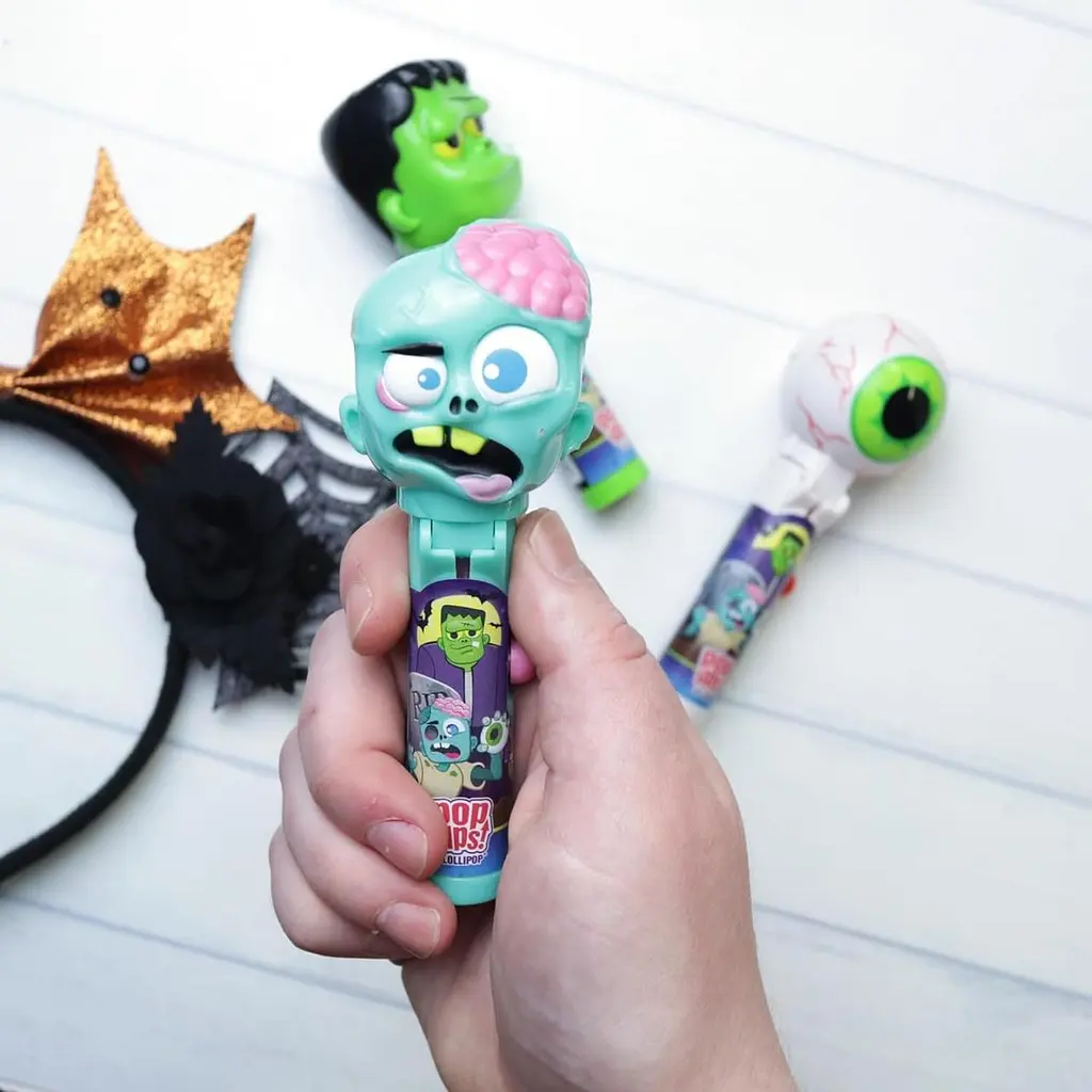 Тримач з льодяником Pop Ups Monster Halloween Zombie Lollipop 1шт - фото 2