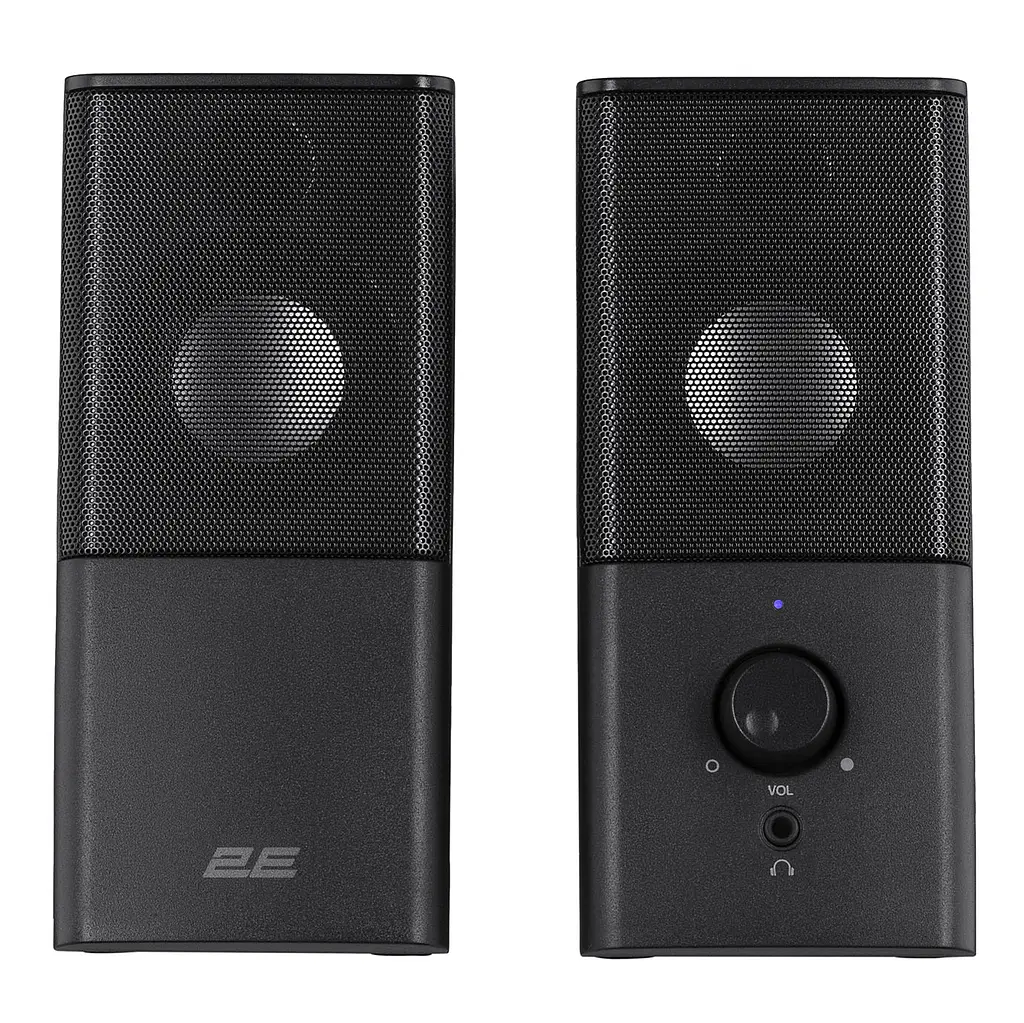 Комп'ютерні колонки 2E PCS202 Black, 2.0, USB - фото 7