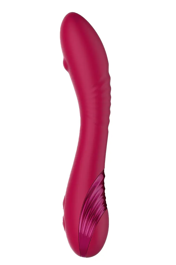 Вібратор Dream Toys Sparkling Cecilia, 20 см червоний - фото 2