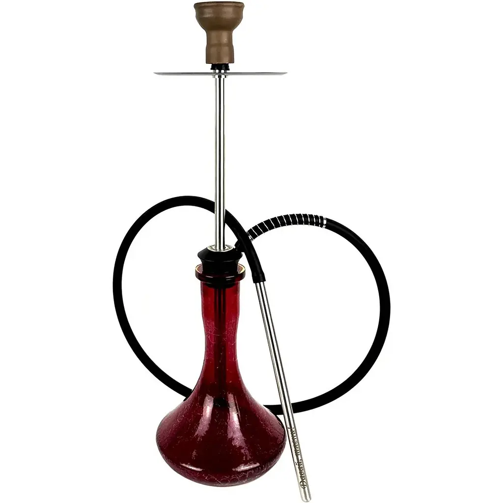 Кальян Tiaga Hookah Classic Silver Craft Crash Red - фото 2
