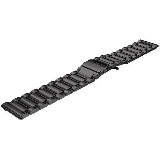 Ремінець DK CDK для Huawei Watch GT 3 Pro 43mm 20mm Metal Fitlink Steel Band (012873) (black) - фото 7