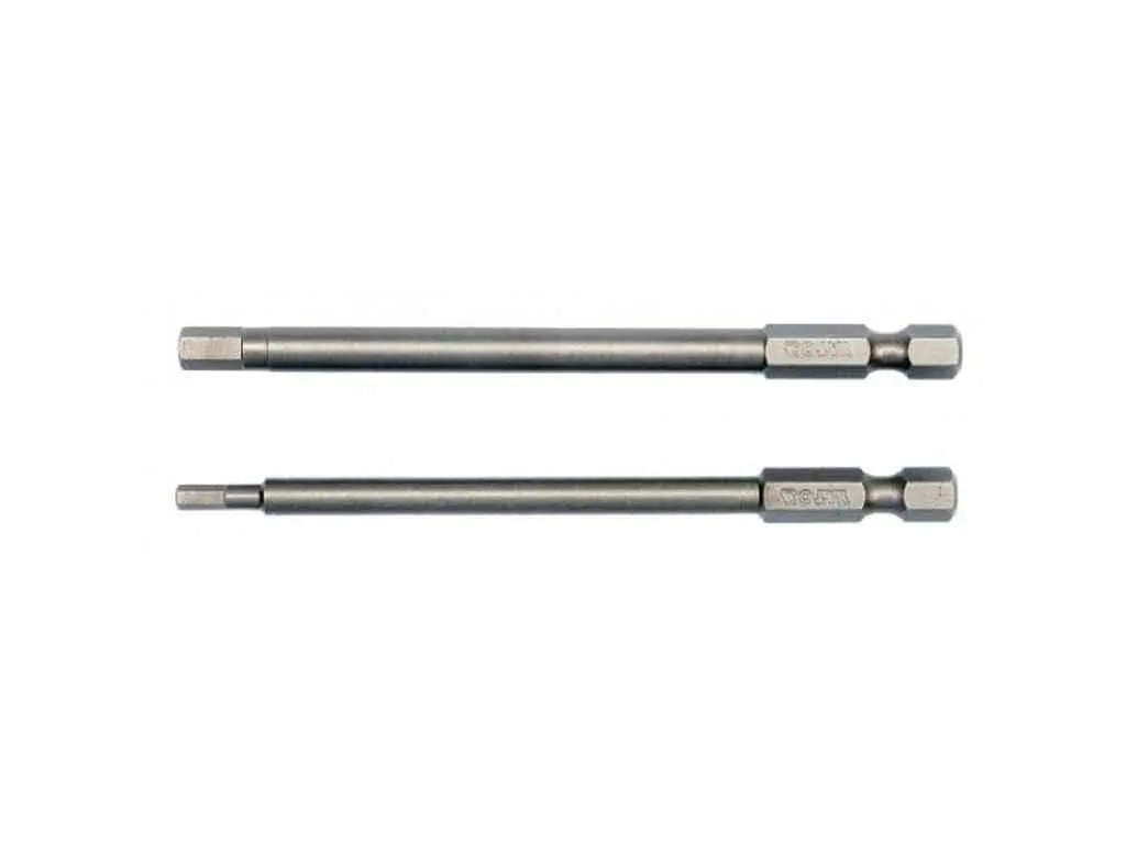 Набір біт YATO L=100мм квадрат 1/4" 3;5мм "HEX TAMPER" 2шт