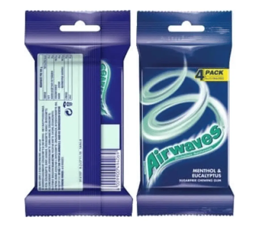 Жувальна гумка Airwaves Menthol Eucalyptus 56г - фото 3
