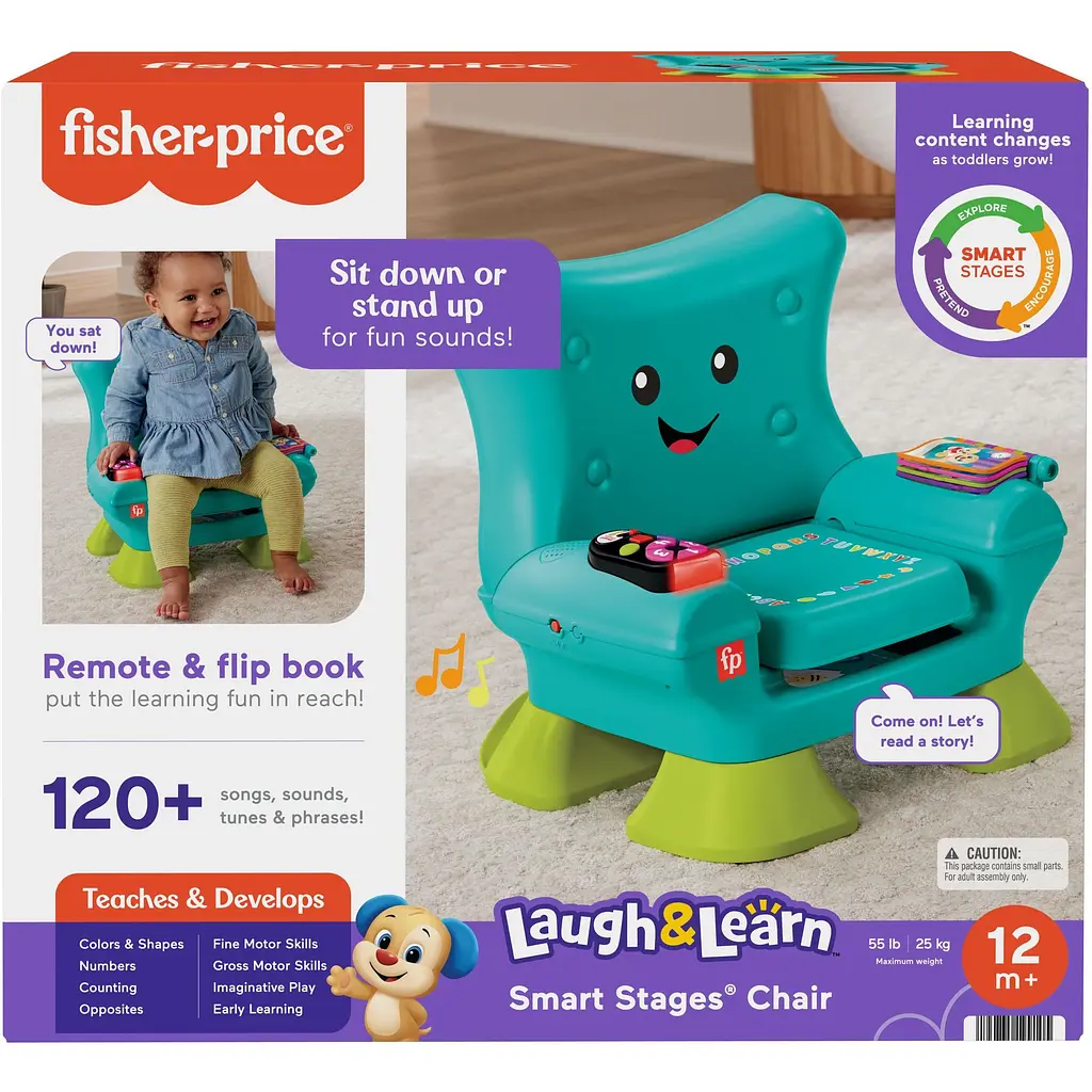 Інтерактивне крісло Fisher-Price з технологією Smart Stages (HTW90) - фото 5