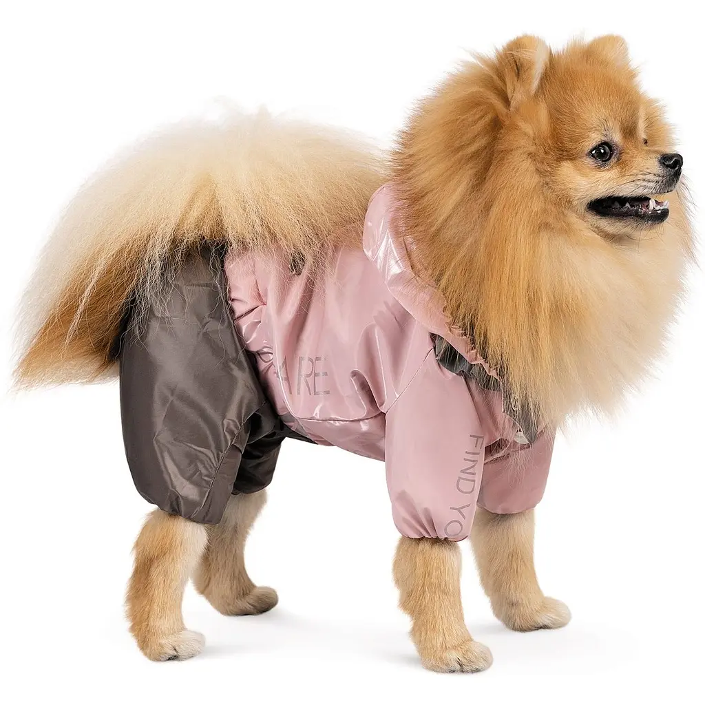 Дождевик Pet Fashion Ariel L розовый - фото 3