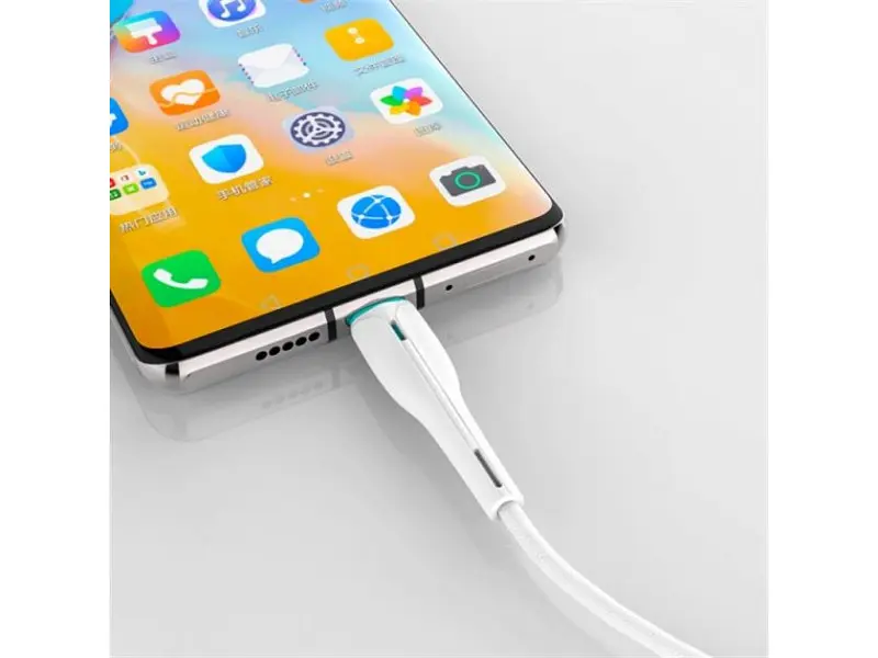 Кабель SkyDolphin S48L USB to Lightning 1m White (USB-000423) - фото 3