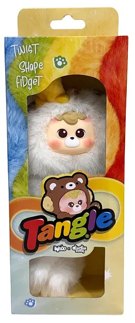 Колекційна м'яка іграшка з кільцем Tangle x Diudiu Baby Furry Bear Banana Milk (HWTANGLE02D01-WD03) - фото 4
