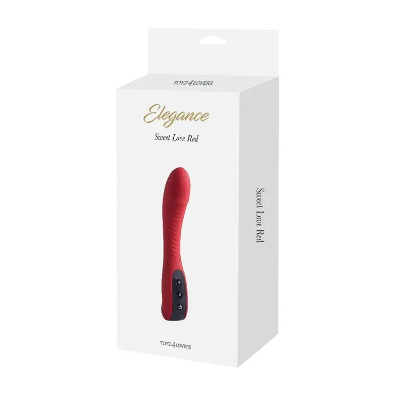 Вібратор Toyz4lovers Sweet Love Red, 18 см (червоний) - фото 7
