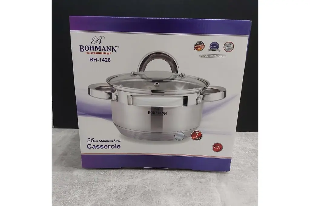 Каструля Bohmann BH 1426 26 см 7.7л - фото 9