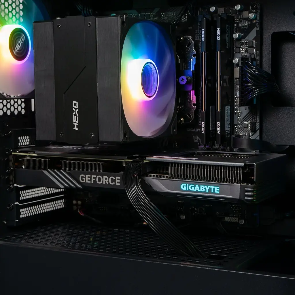Комп'ютер HEXO Gaming TwinFront Pro+ (HGP-GTF570XN5070-D432S1TBK) Black / AMD Ryzen 7 5700X (3.4–4.6), 8 ядер / NVIDIA GeForce RTX 5070 / 32 ГБ (DDR4) / 1024 ГБ (SSD) - фото 9