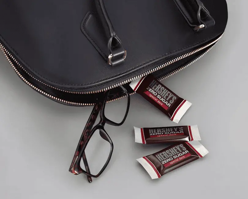 Шоколадні цукерки Hershey's Zero Sugar Special Dark Chocolate Candy 85г - фото 6