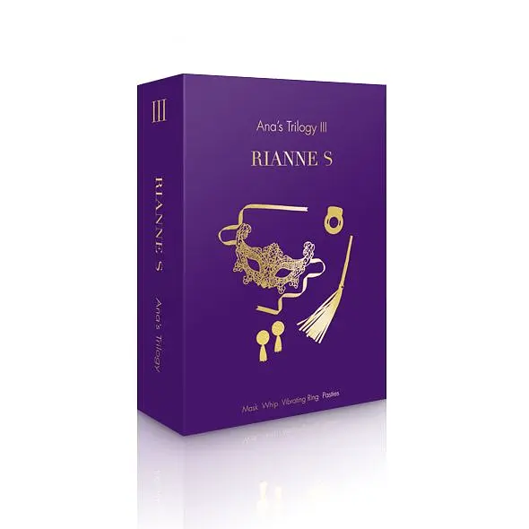 Романтичний подарунковий набір RIANNE S Ana's Trilogy Set III: ерекційне кільце, ажурна маска - фото 2