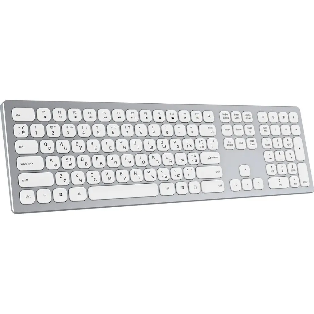 Клавіатура OfficePro SK1550 Wireless White SK1550W [128855] - фото 2
