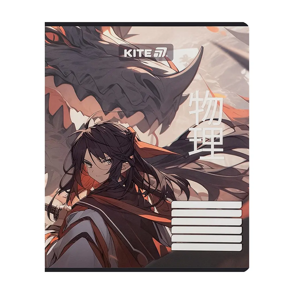 Зошит Kite Anime, 18 аркушів, лінія (K25-237-1), в асортименті - фото 10