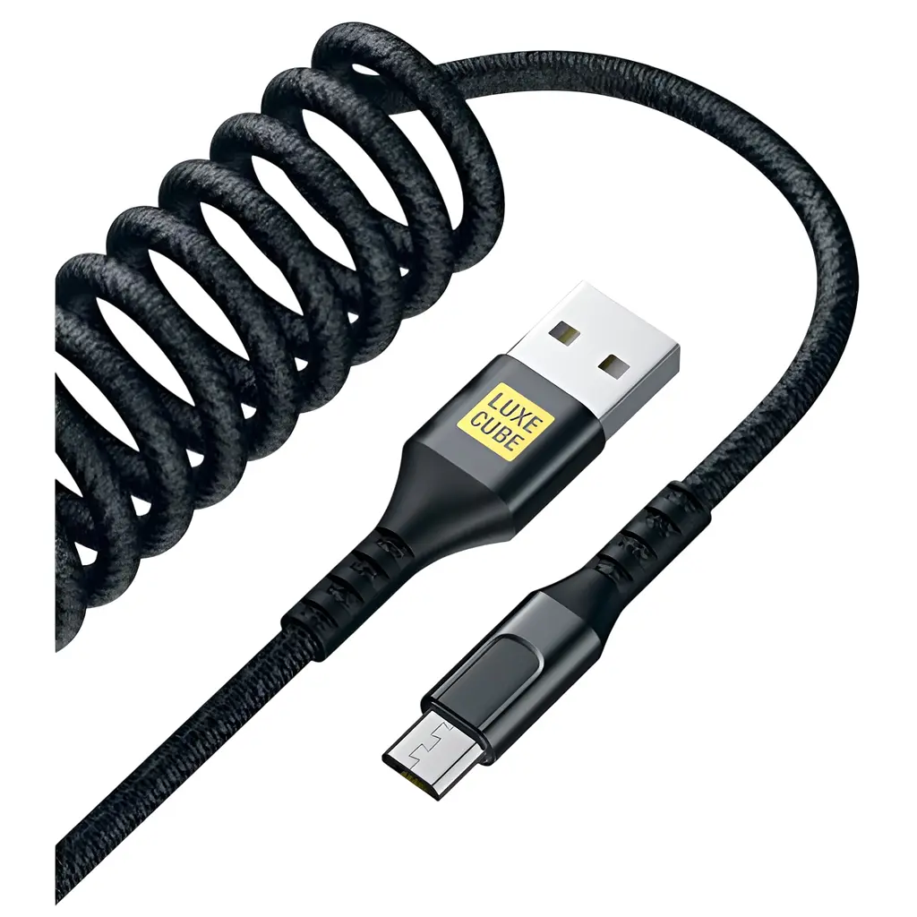 Кабель Luxe Cube Dynamic USB - micro USB (M/M), 1.5 м, Black (4446689101236) - фото 3