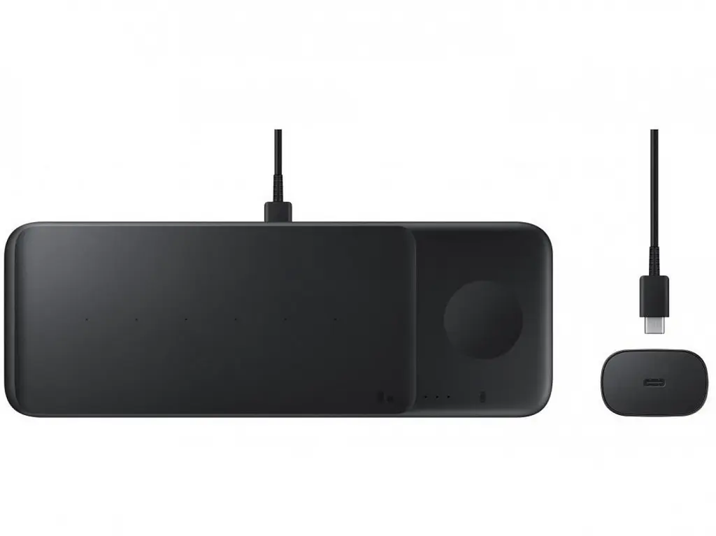 Беспроводное зарядное устройство для Samsung EP-P6300 3 in 1 черный (EP-P6300TBEGEEU) - фото 2