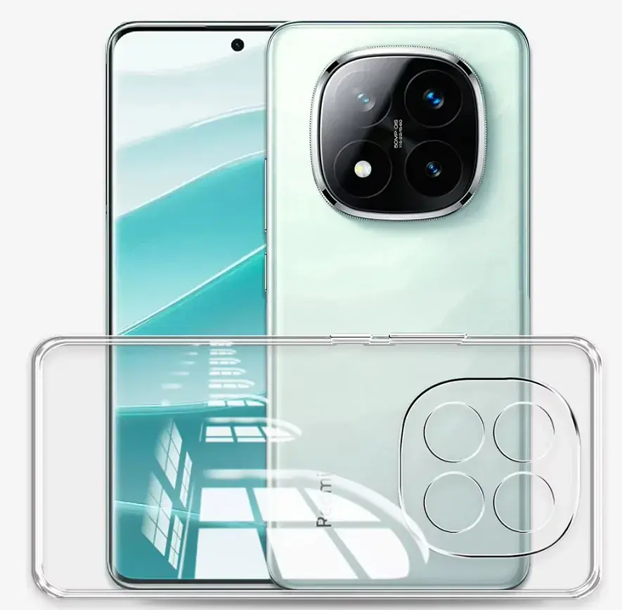 Силіконовий чохол BeCover для Xiaomi Redmi Note 14 Pro Plus 5G Transparancy (712762) - фото 5