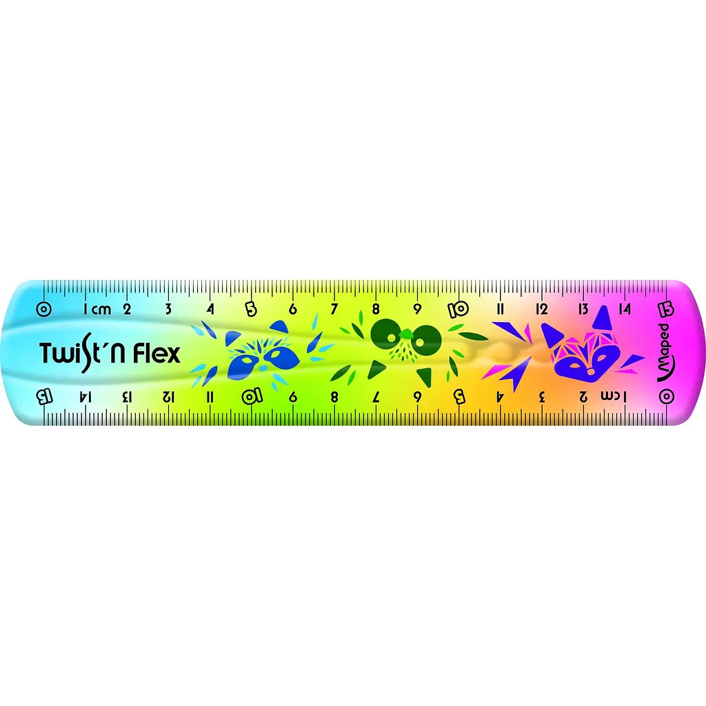 Набор линеек Maped Mini Cute Twistnflex 3 предмета (MP.981828) - фото 2