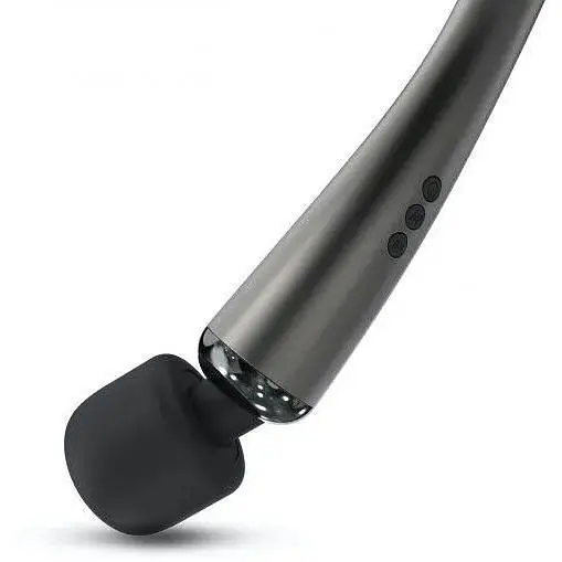 Потужний вібромасажер Dorcel Megawand Chrome Silver перезаряджається 160 режимів - фото 3