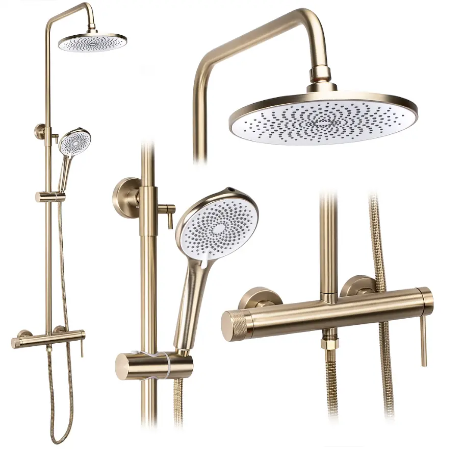 Душова система Rea Foss Clif brushed gold REA-P3913