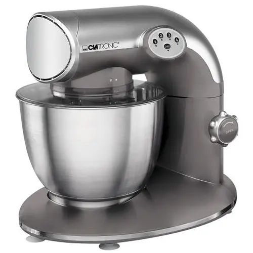 Кухонний комбайн-тестоміс Clatronic KM 3633 Black/Titan 5,6л
