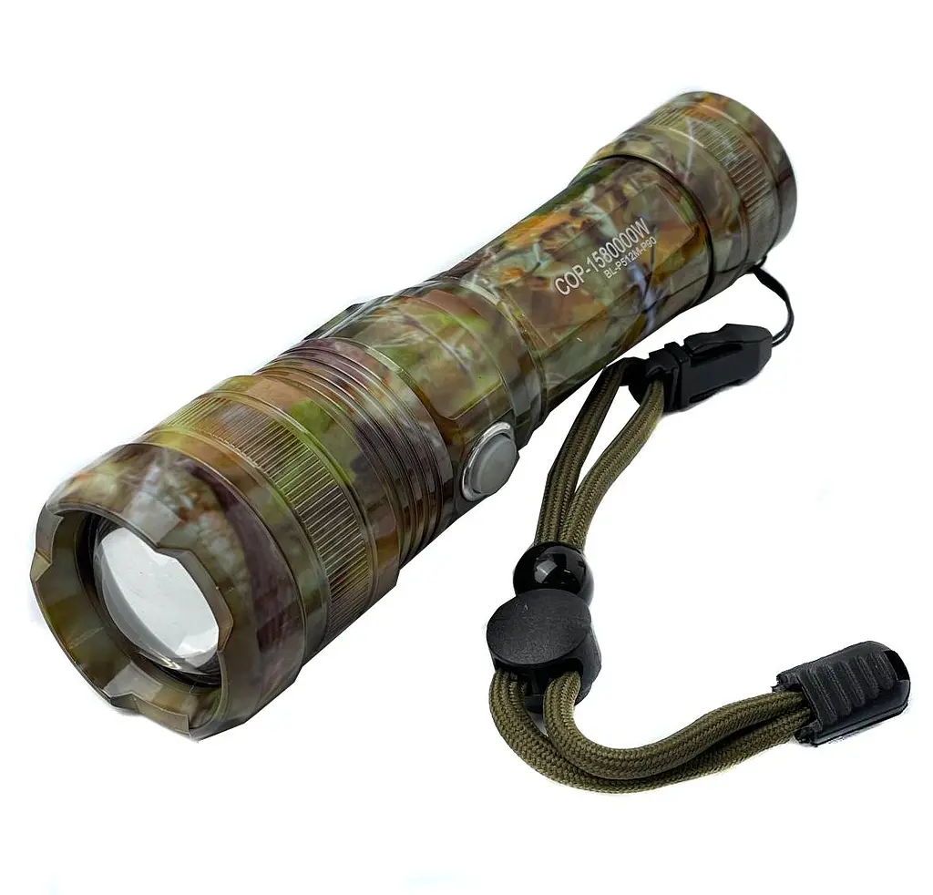 LED Ліхтар ручний POLICE P512-P90-500 lum 150 метрів 8800mAh (USB Зарядка) - фото 2