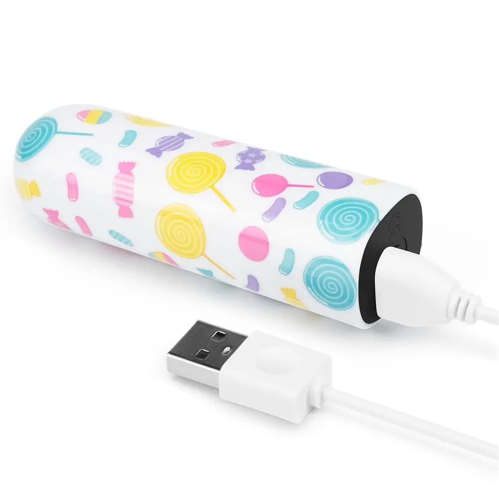 Вібратор для клітора Lovetoy Lollipop Massager 8.5 см мульти - фото 10