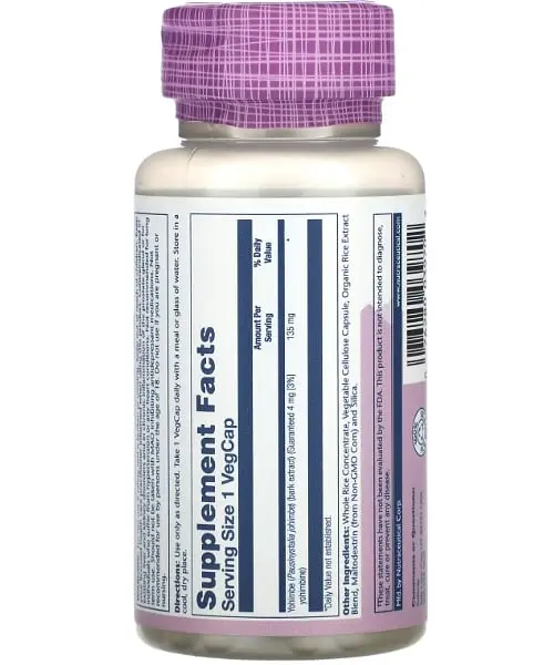 Йохімбе Vital Extracts Yohimbe 135 mg 60 капсул Solaray vit0005811 - фото 2
