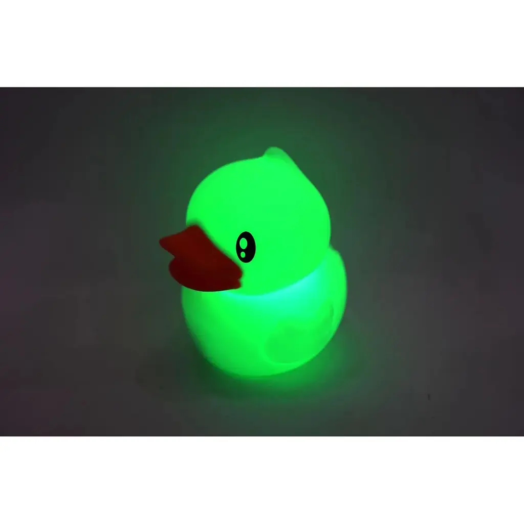 Нічник XPRO LED Каченя акумуляторне силіконове 7 кольорів підсвічування 11x11x13 см (42622-RD-29_224) - фото 10
