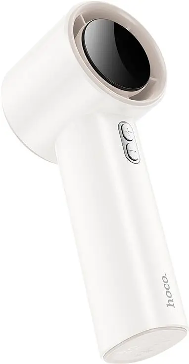 Вентилятор портативний Hoco HX64 Hurricane high-speed handheld fan white - фото 2