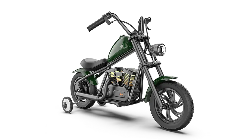 Дитячий електромотоцикл Hyper Gogo Cruiser 12 Plus 24 В, Green (6975606872181) - фото 14