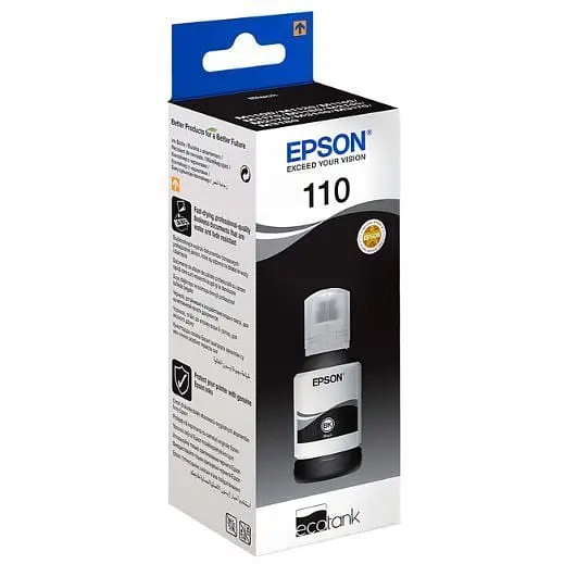 Контейнер з чорнилом Epson 110 для М1100/М1120/М2140/M2110/M3170/M3140/M2170/M2140 XL Black (C13T03P14A) - фото 2