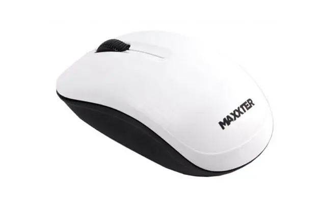 Миша Maxxter Mr-333-W White USB - фото 2