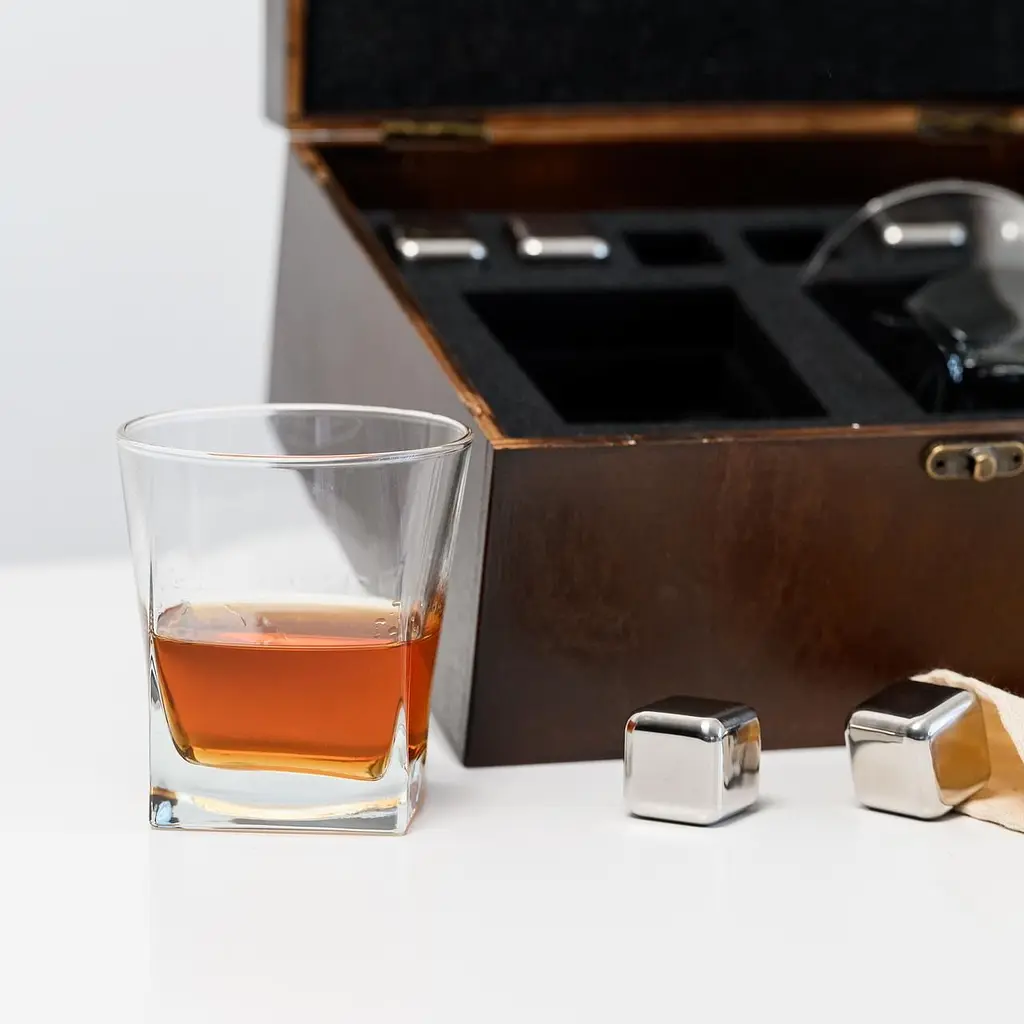 Подарунковий набір Whiskey Stones "Сталевий" №2 Baltic - фото 5