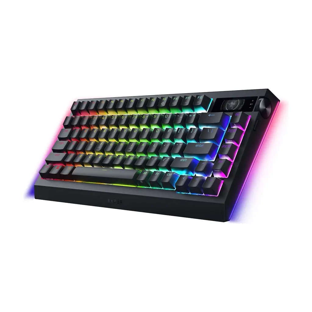 Клавіатура Razer BlackWidow V4 PRO Orange Switch Wireless/Bluetooth/USB UA Black (RZ03-05130100-R3M1) - фото 4