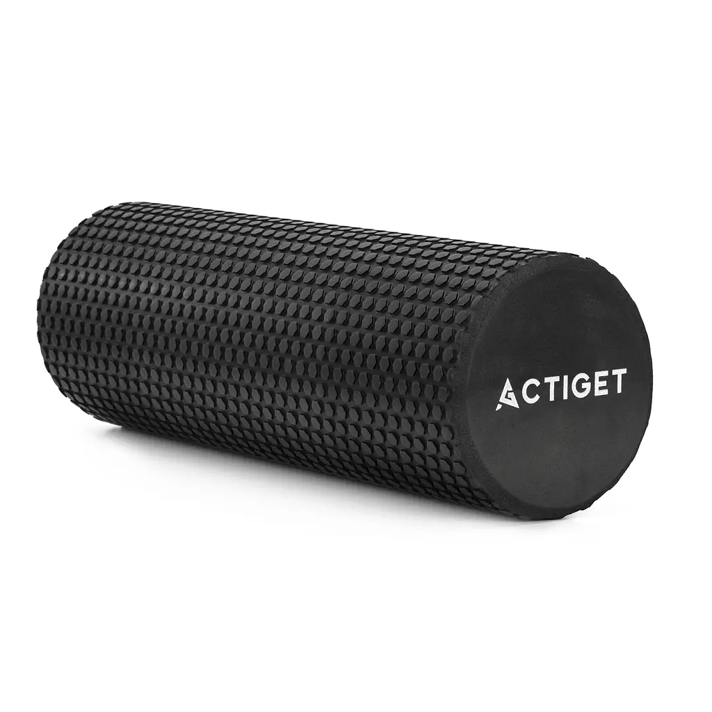 Масажний ролик Actiget PEVA 45 x 15 см (валик, роллер) ACT0102 Black