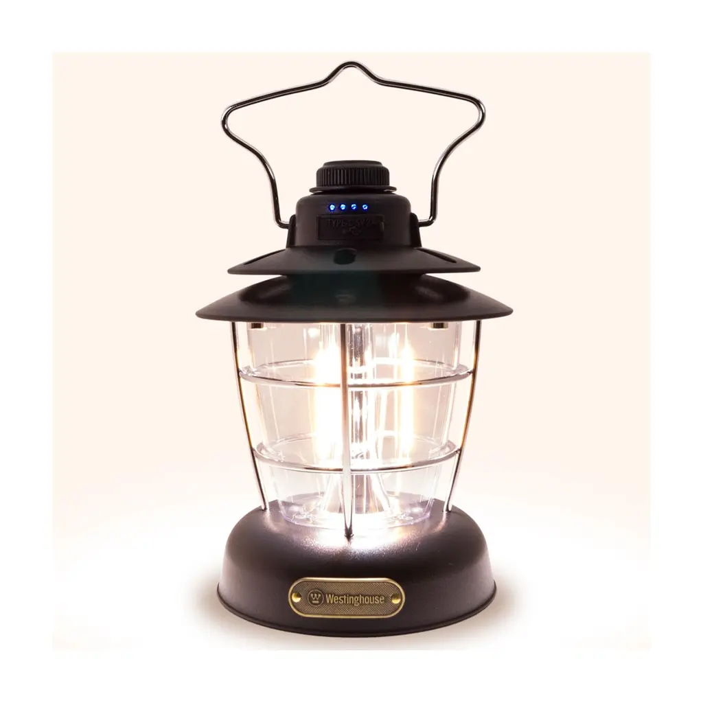Ліхтар Westinghouse RETRO 6W LED Filament WF241 Type-C з функцією Power Bank Чорний (WF241-CB(Black)) - фото 6