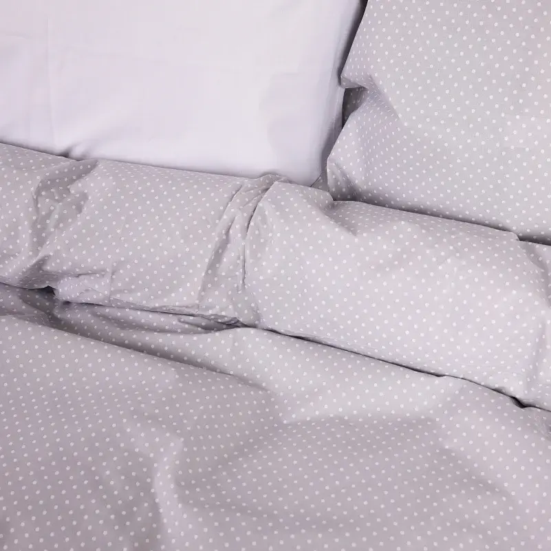 Наволочка MirSon Ranforce Elite 17-4831 Eugene 60х60 см біло-сіра (2200009391705) - фото 4