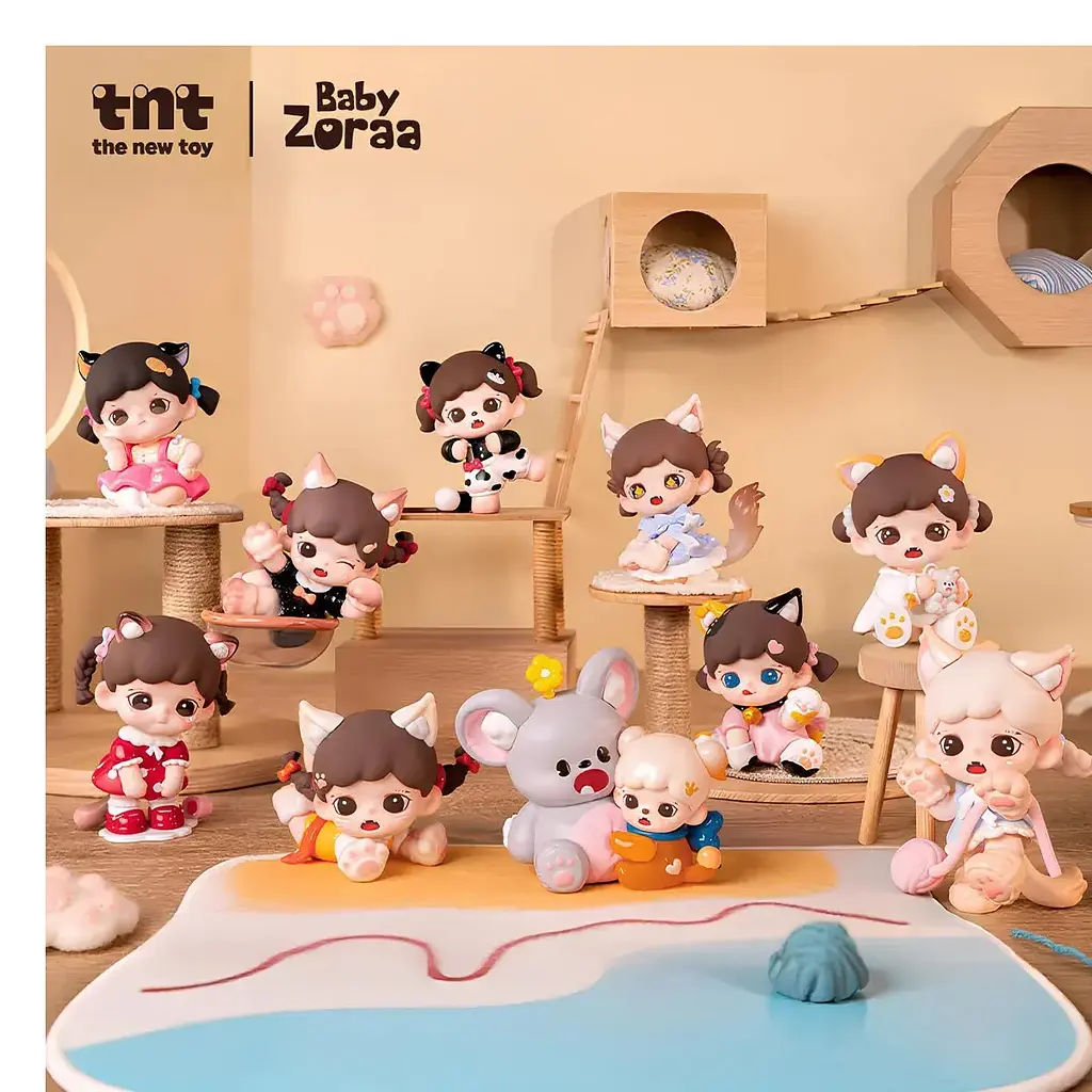 Коллекционная фигурка-cюрприз 10/10 Toys TNT Zoraa Кошачье волшебство Mystery Box (ZRM-369) - фото 2