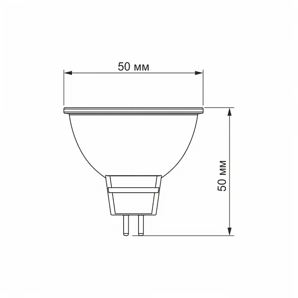 LED лампа VIDEX MR16e 3W GU5.3 4100K - фото 3