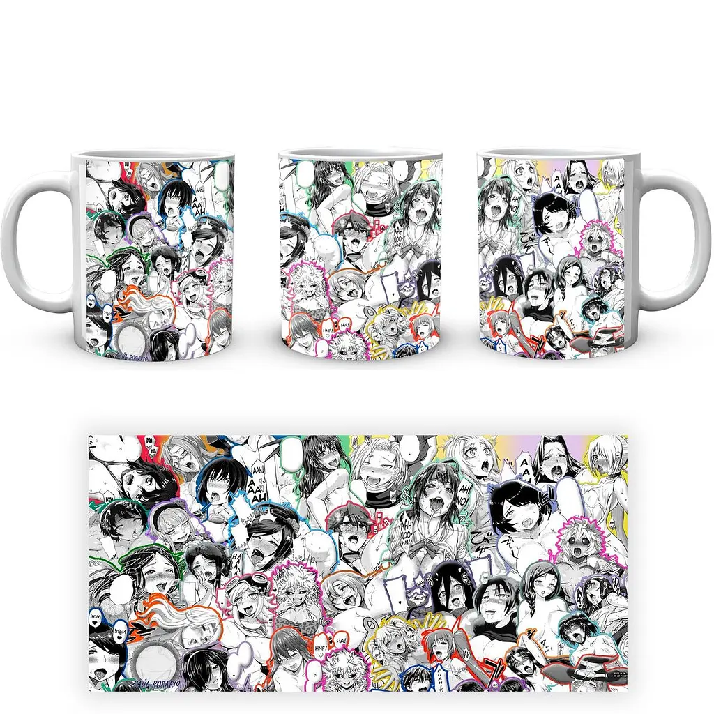 Кухоль GeekLand Ahegao Ахегао anime A 02.20 330 мл білий - фото 4