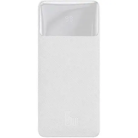 Акумулятор зовнішній Baseus Bipow Digital Display Overseas 20000mAh 15W (PPBD050102) білий - фото 5