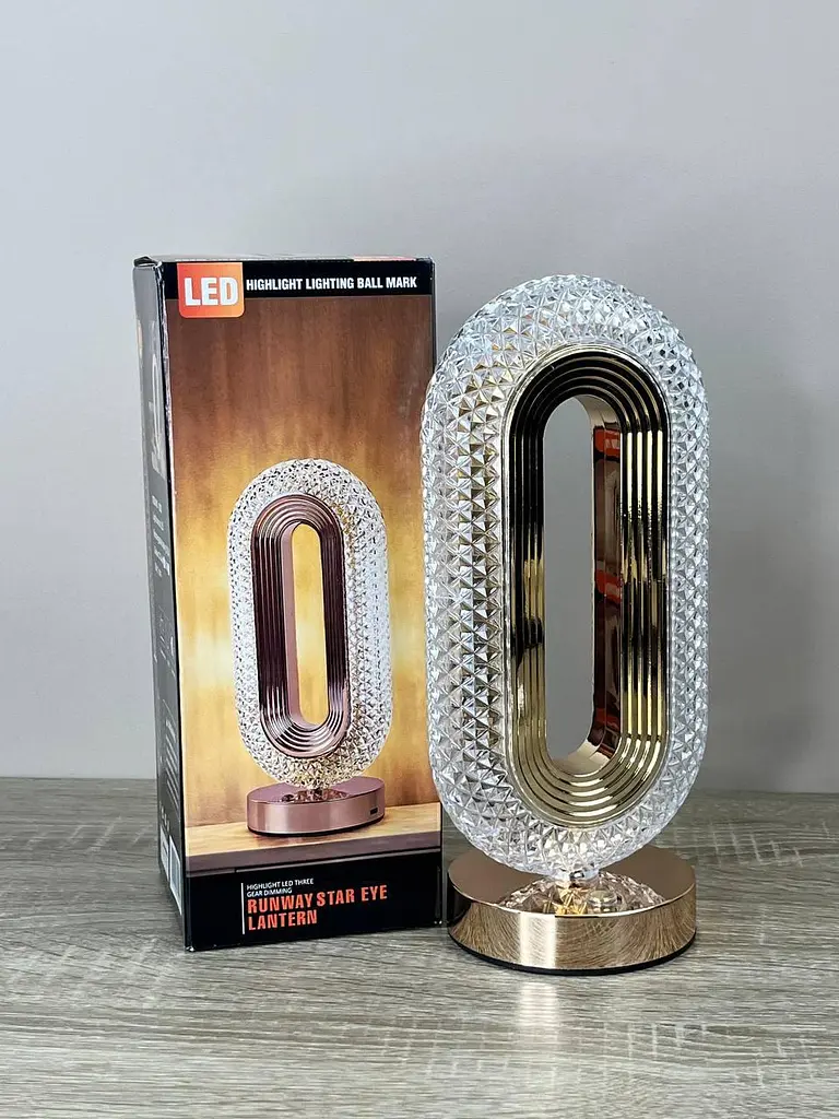Настільна LED-лампа Runway Star Eye Lantern акумуляторна декоративна з кришталевим ефектом RGB-підсвіткою і сенсорним - фото 7