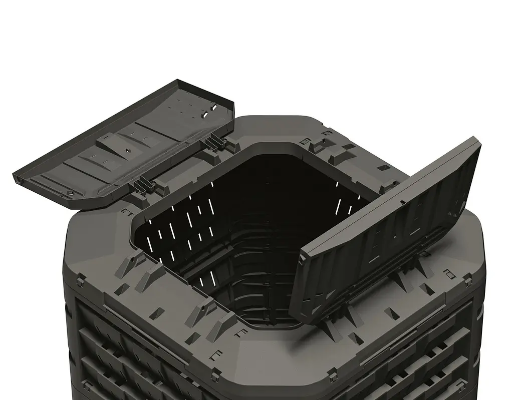 Компостер Prosperplast Compogreen Vario, чорний, 950 л - фото 3