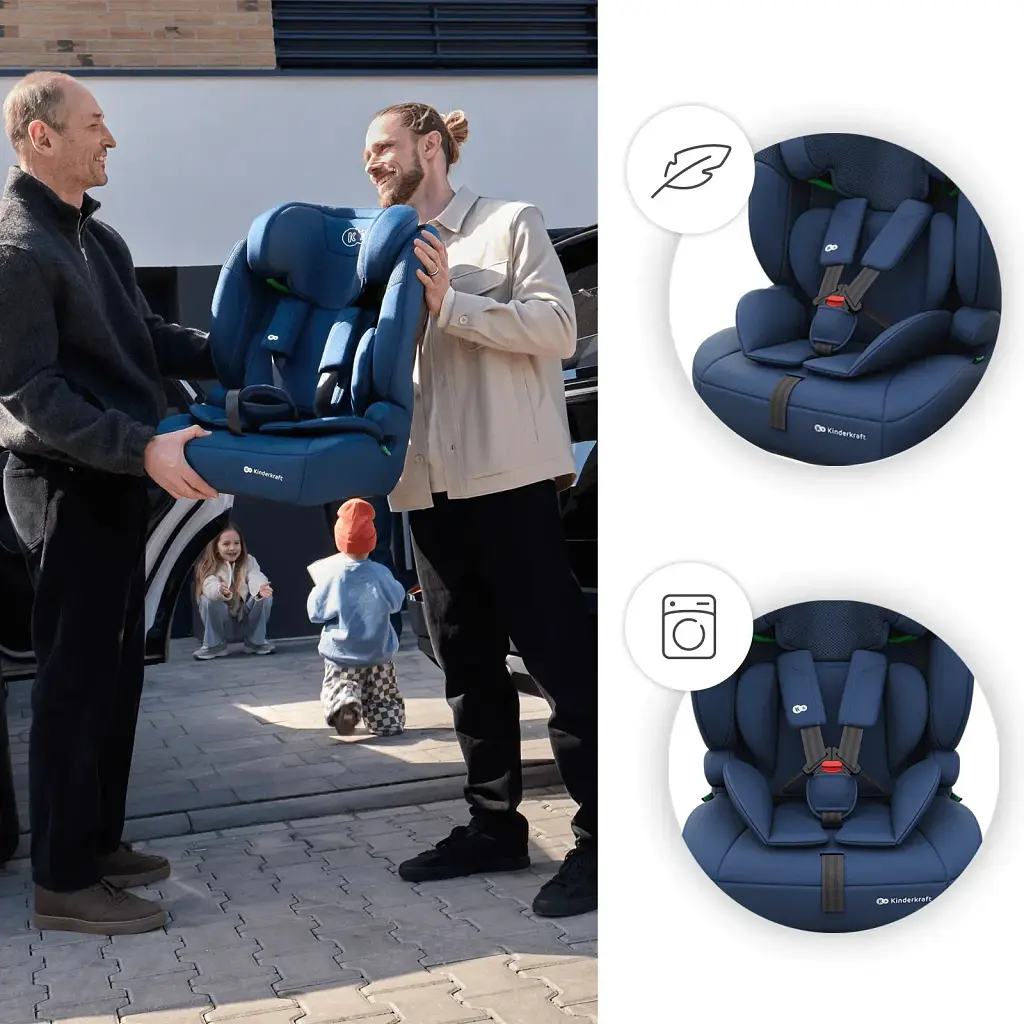 Автокрісло Kinderkraft Comfort Up 2 Plus i-Size Navy (KCCOUP02NAVPL00) - фото 13