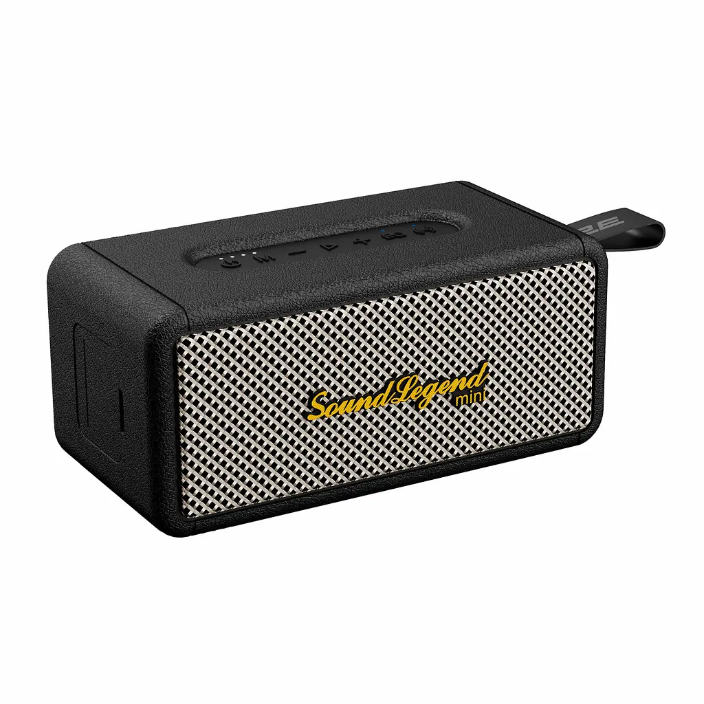 Портативна акустична система 2E SoundLegend Mini 40Вт, BT 5.3, TWS, FLAC, MP3, WAV, EQ, PowerBank, IPX6, Чорний - фото 3