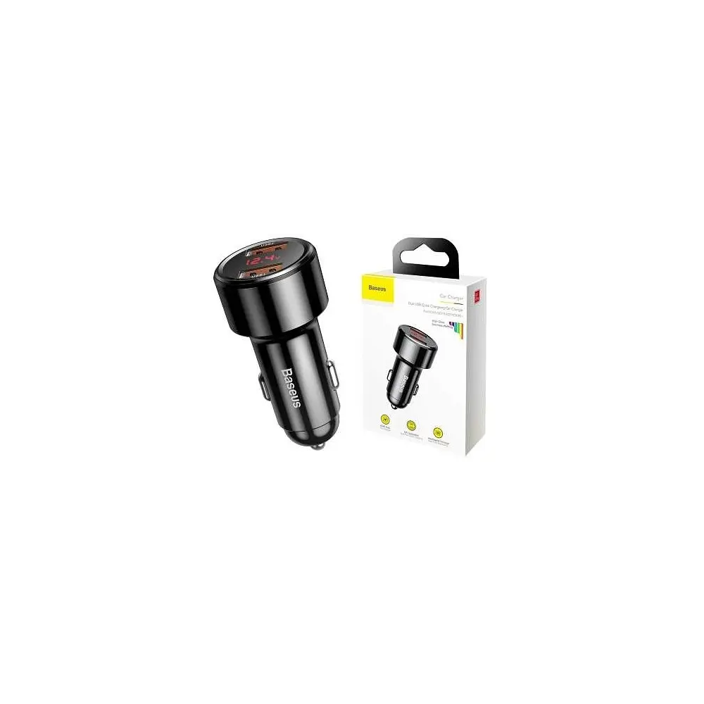 Автозарядное устройство Baseus Magic Series Digital Display PD 3.0 QC 4.0+ 45 W USB + Type-C - фото 2